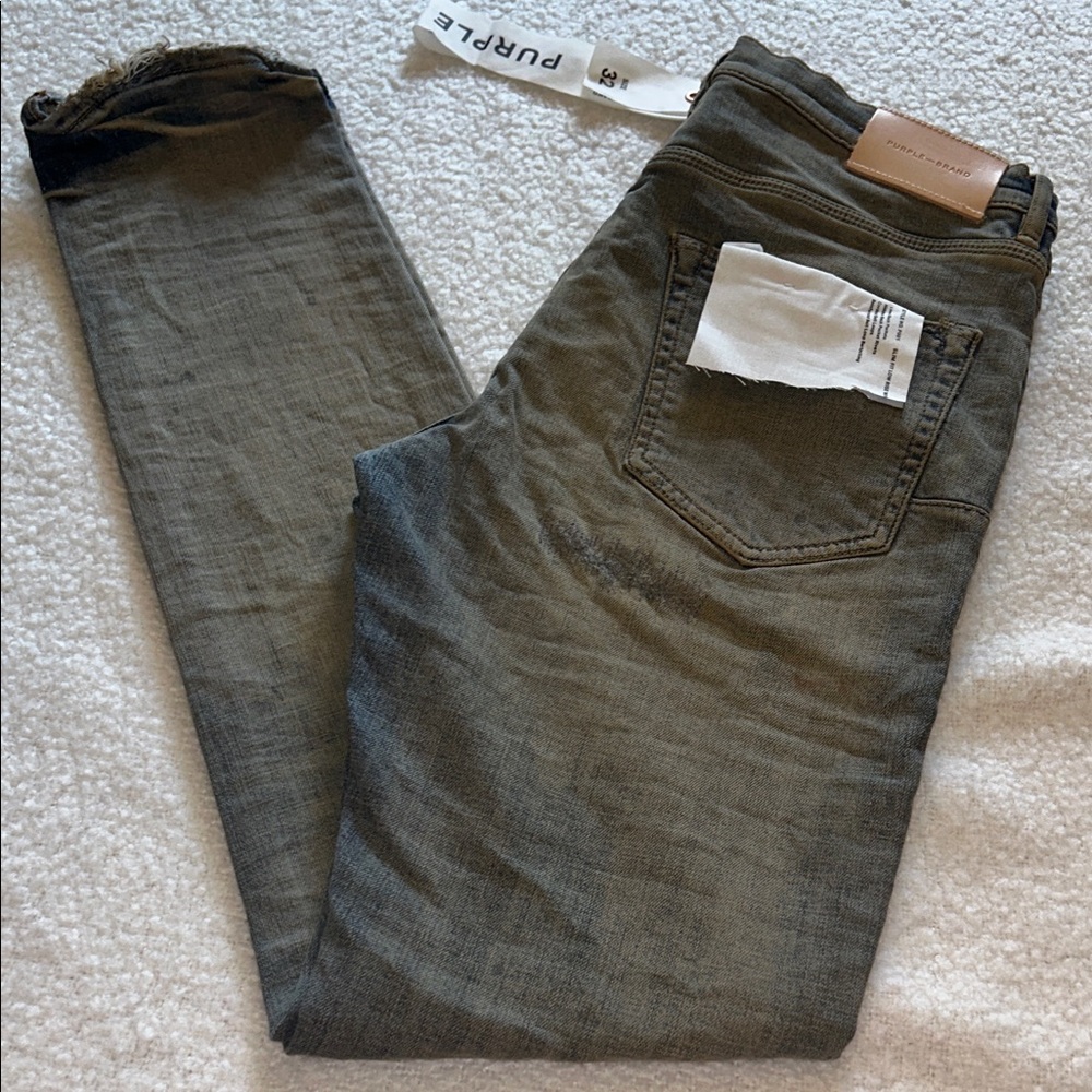 PURPLE-BRAND P001 Men's Skinny Jeans Distressed NWT